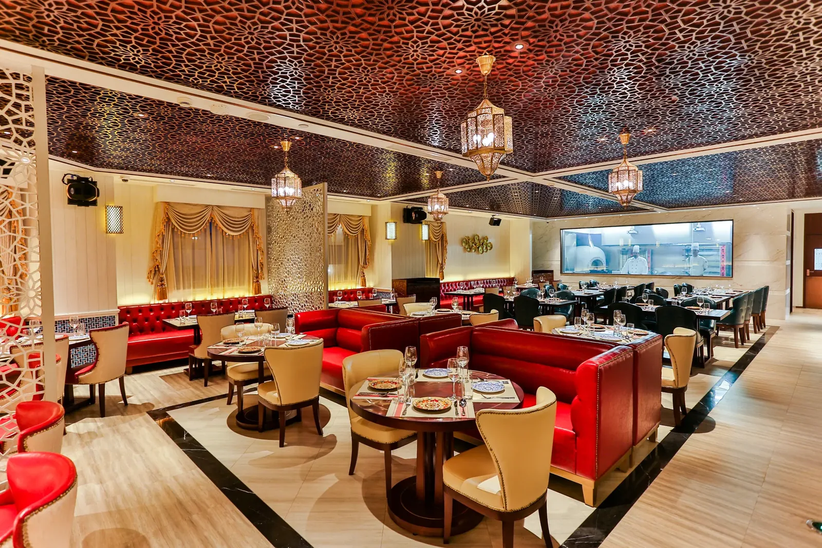 Elegant dining room at MAKAN Restaurant