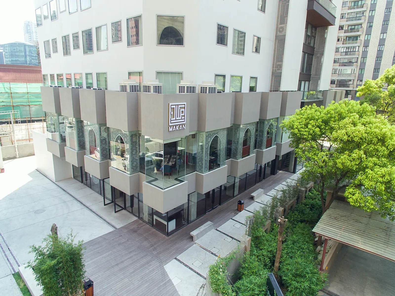 MAKAN Restaurant exterior in Shanghai